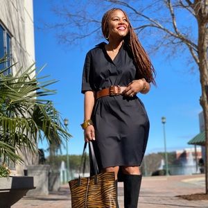 Popover Shirt Dress